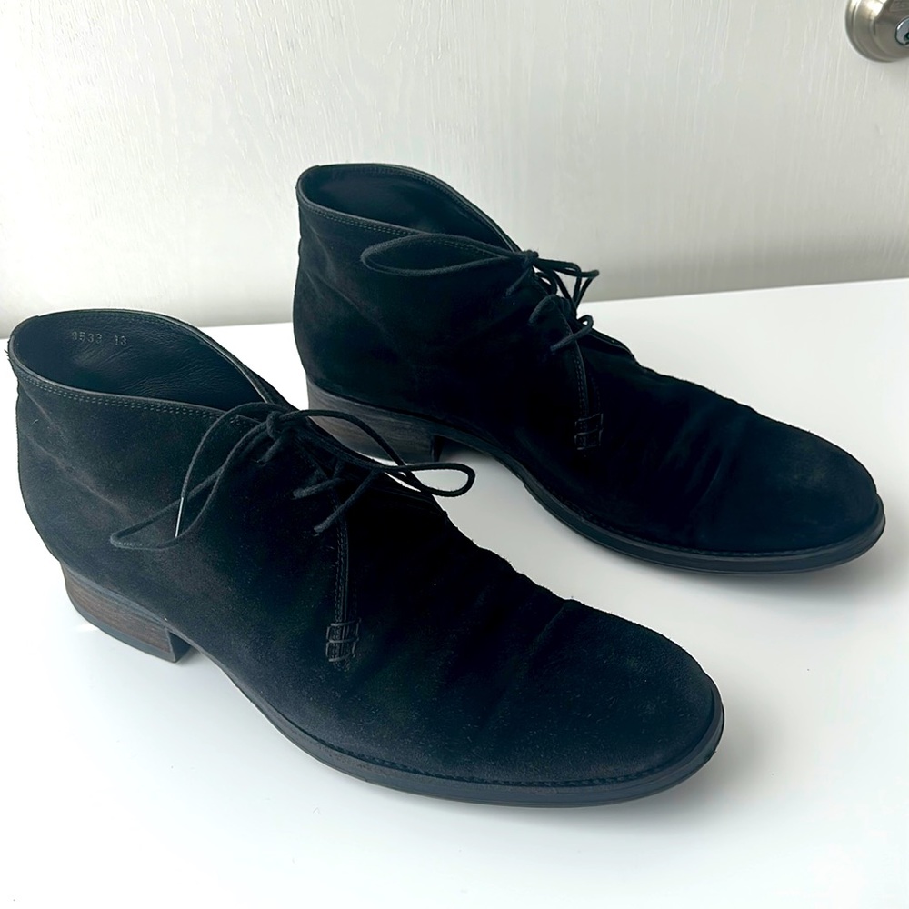 To Boot New York Black Suede Chukka Boot